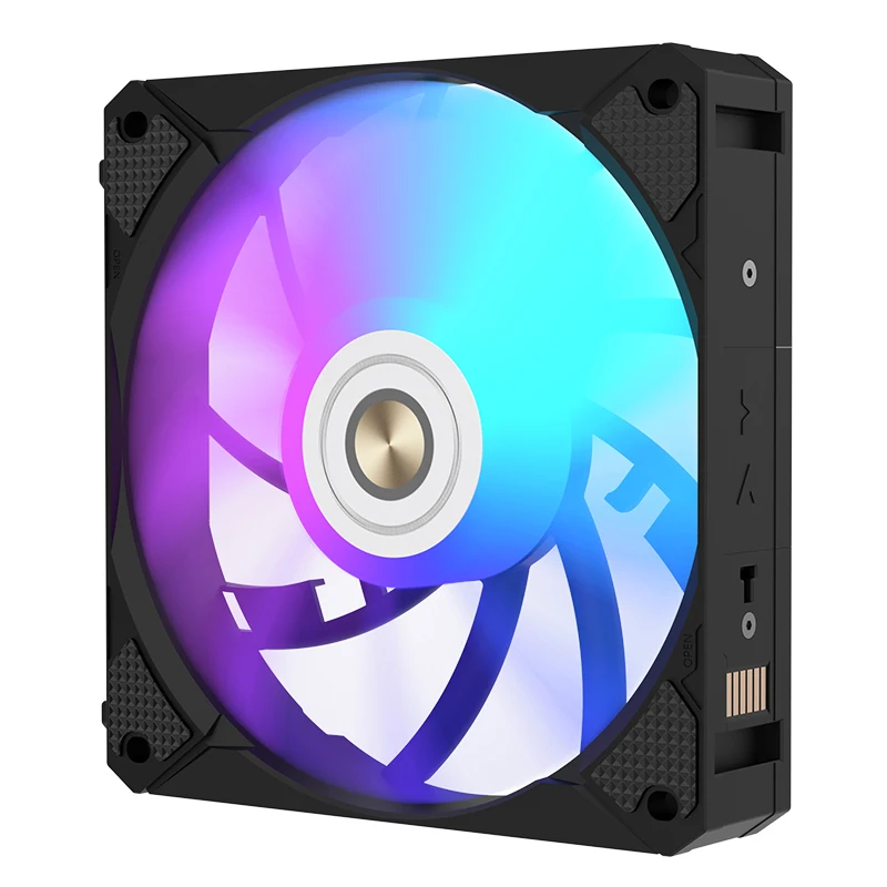 Alseye интерлок 3 вентилятора комплект PWM вентилятор FDB подшипник вентилятор 120 мм ARGB pc игровой вентилятор