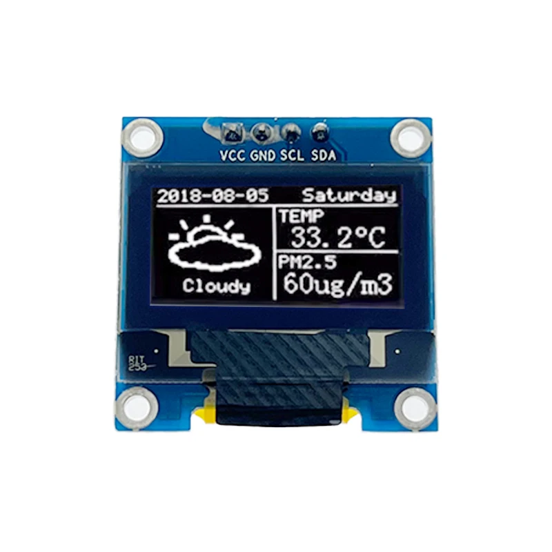 0.96 inch OLED White Display Module 128X64 OLED LCD LED I2C IIC Display Module