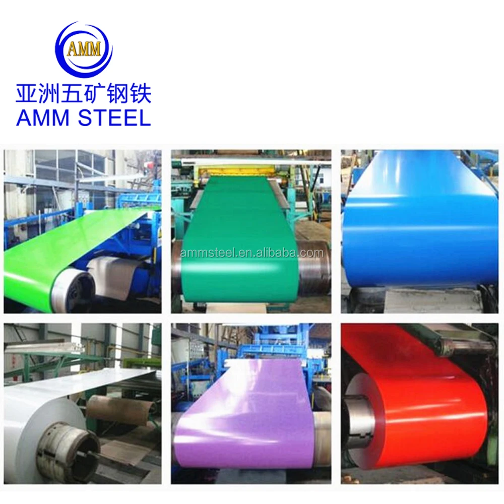 PPGI Coils, Color Coated Steel Coil, Prepainted Galvanized Steel Coil Z275/Metal Roofing Sheets Building Materials in China