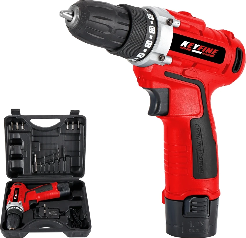 Двухскоростная Беспроводная Дрель 12 В