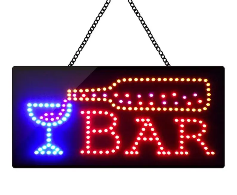 led bar signs bar open sign led neon light sign