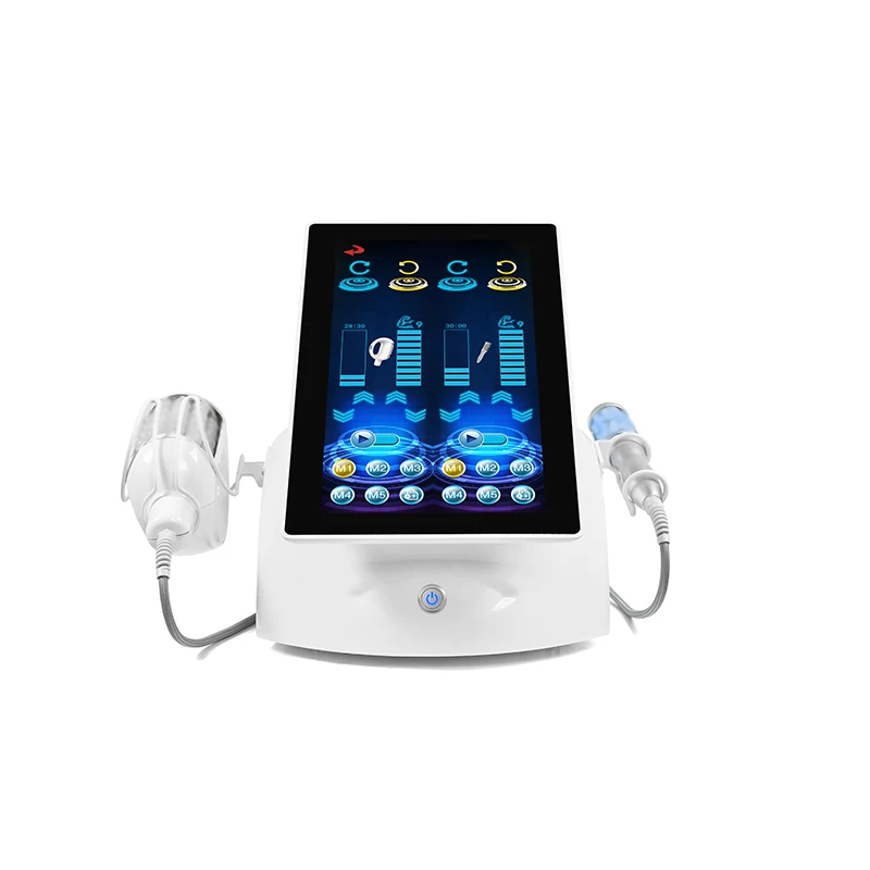 Newest arrival 2 handls body face massage  ball roll slimrming machine