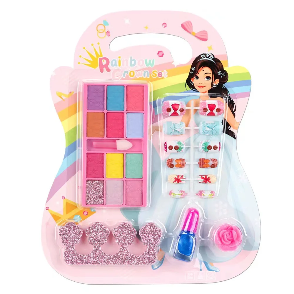 2023 cosmetic toys for kids girls beauty pretend play make up makeup set case box toy fashion girl beauty dresser toy
