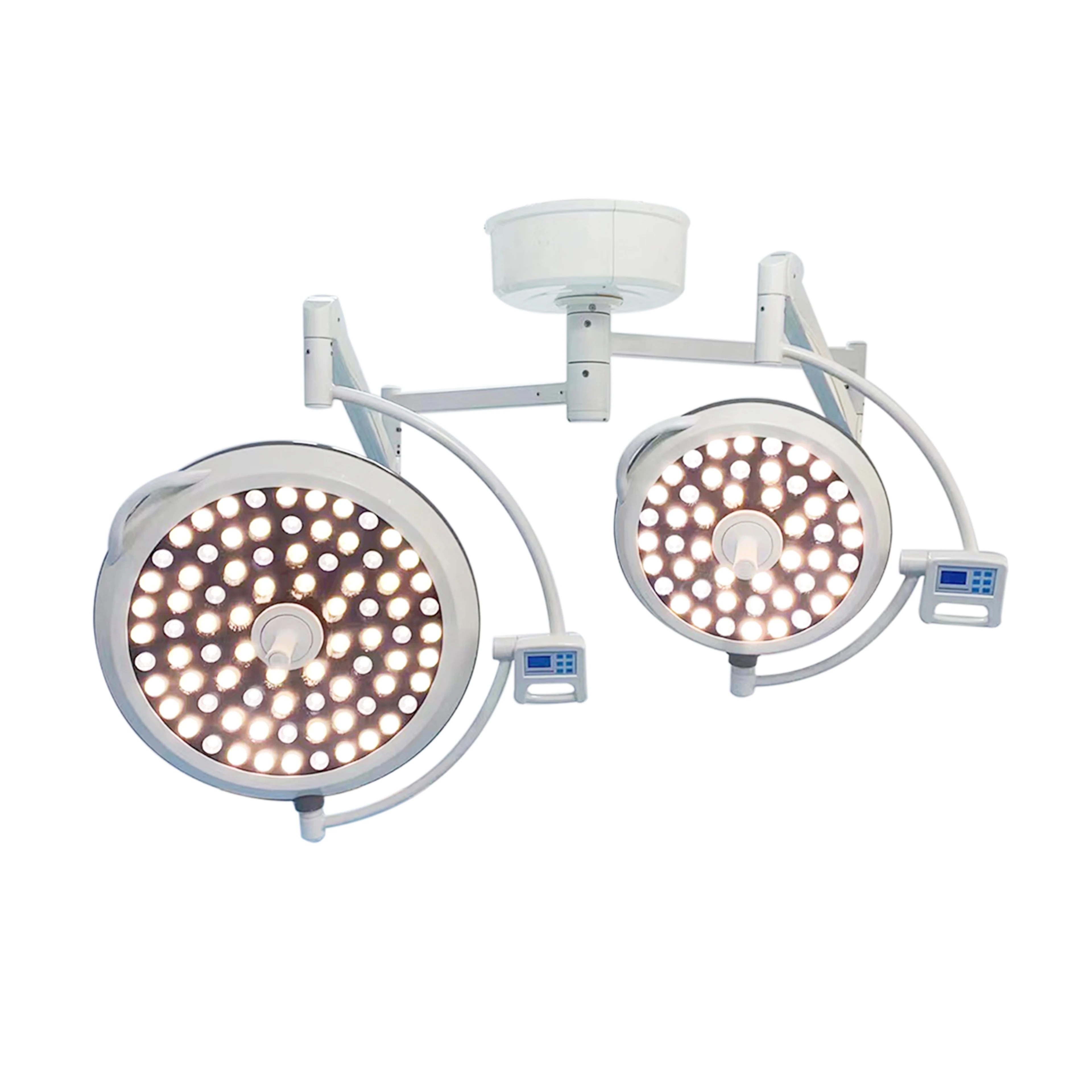 Double Dome Head Surgical Light Ceiling Led Operating Lamp For Hospital Room Equipment