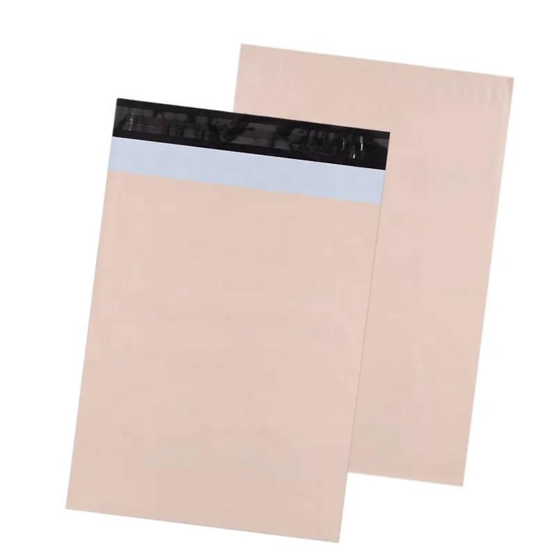 Custom Printing Nude Color Poly Mailer Bag Biodegradable Shipping Bags T shirts Clothing Packages