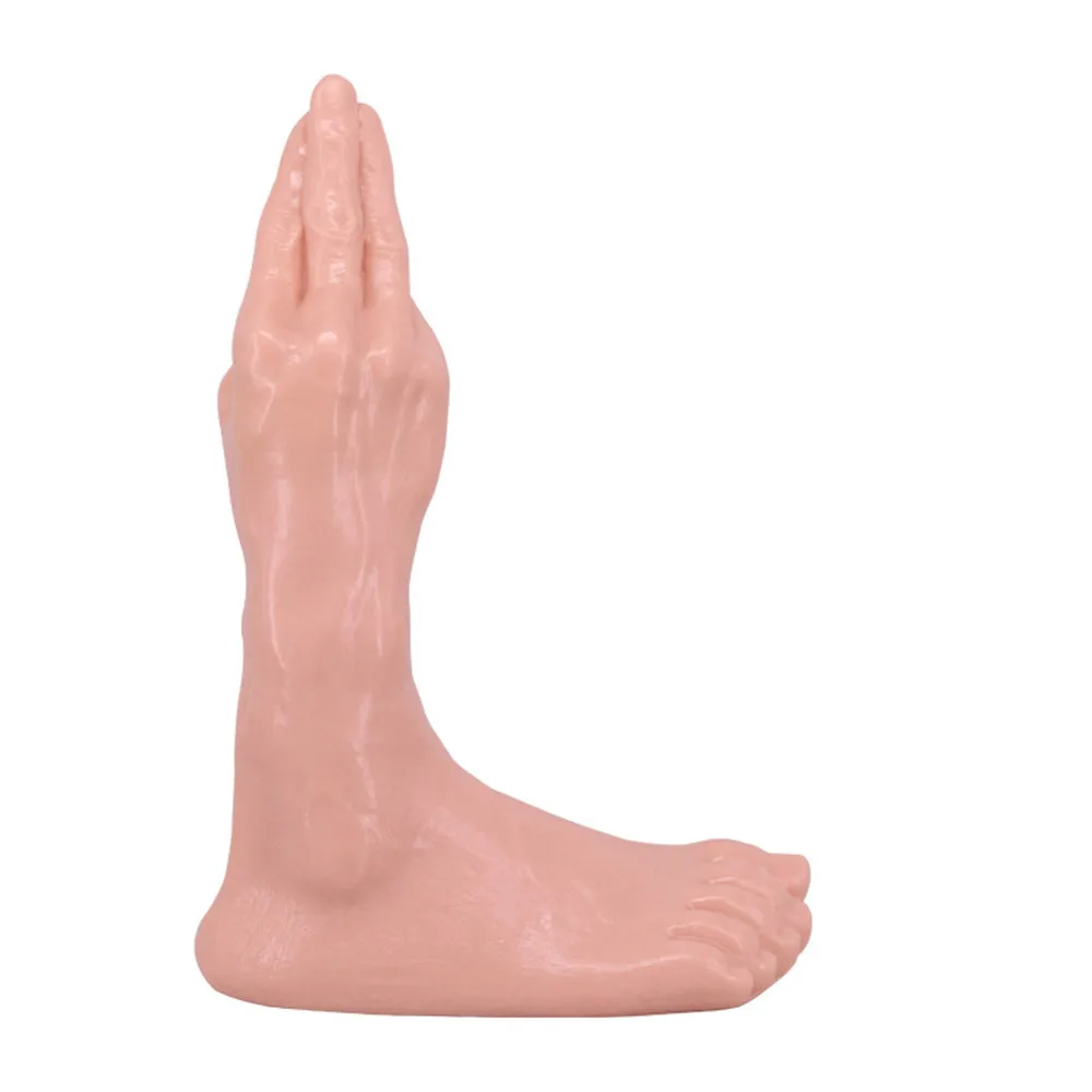 Pussy Foot Sex Huge Dildo Realistic Hand Shaped Dildo Toy Female Masturbator New Design Dildo For Couples