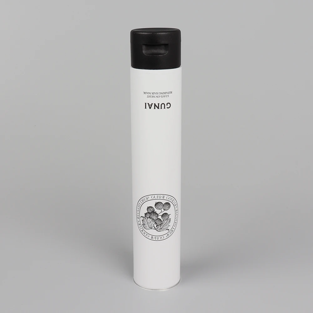 Экологически чистая пустая алюминиевая трубка на заказ 50 мл 100 алюминиевый крем для лица и рук Мягкая косметическая с откидной крышкой