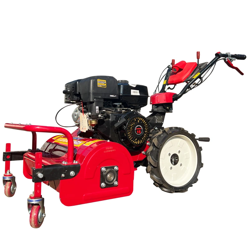 Grass shredder Garden Tools Hand Push Gasoline Lawn Mower For Garden Grass Cutter