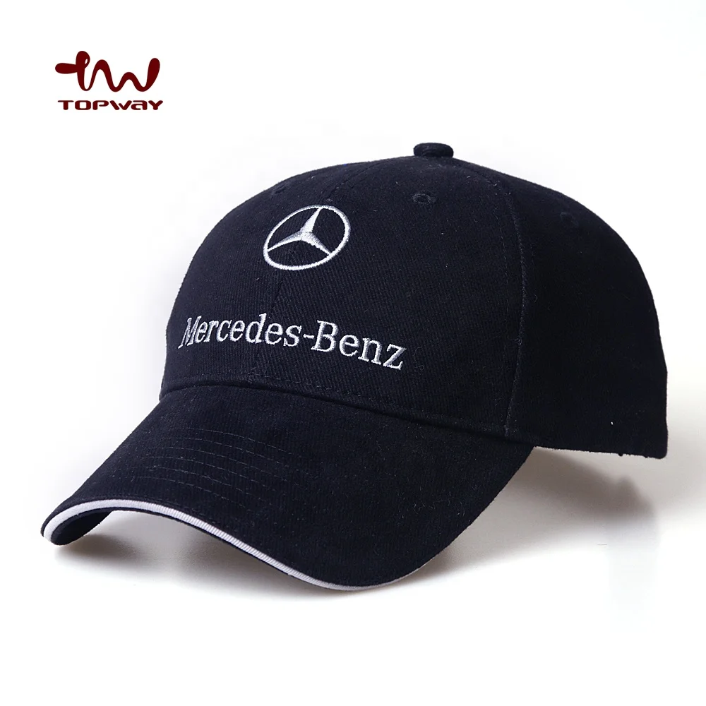 Wholesale Custom Plain Black Cotton 6 Panel New-Yorks Hats Sports Cap With Embroidery