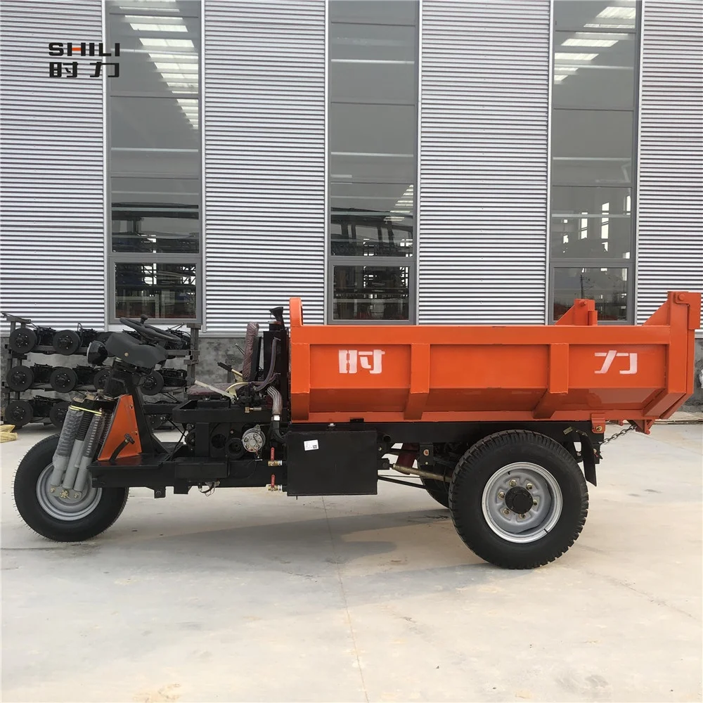 Sell Cheap 3 Wheeler Tipper Tricycle Dump 4 tons Diesel Engine Cargo Dumper