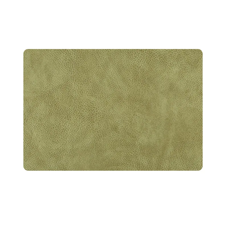 Waterproof Insulation PVC Placemats Tea Table Party Decoration with Synthetic Leather Dining Tablemat