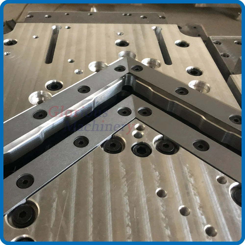 One Head UPVC Profiles Seamless High Precision Two Plastic Plc Control Single Side Welding Machine