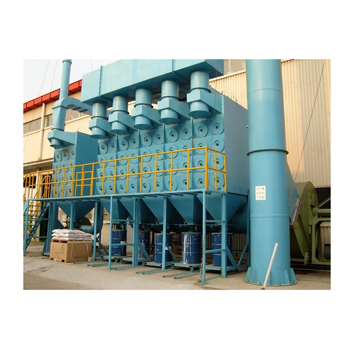 Hot Sell Q235b Nanofiber 3-12 Powder Coating Cartridge Filter Industrial Cyclone Dust Collector Machine