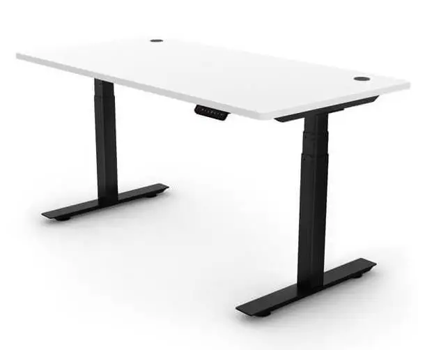 Single Motor Office Electric Adjustable Height Tables Standing Computer Desk