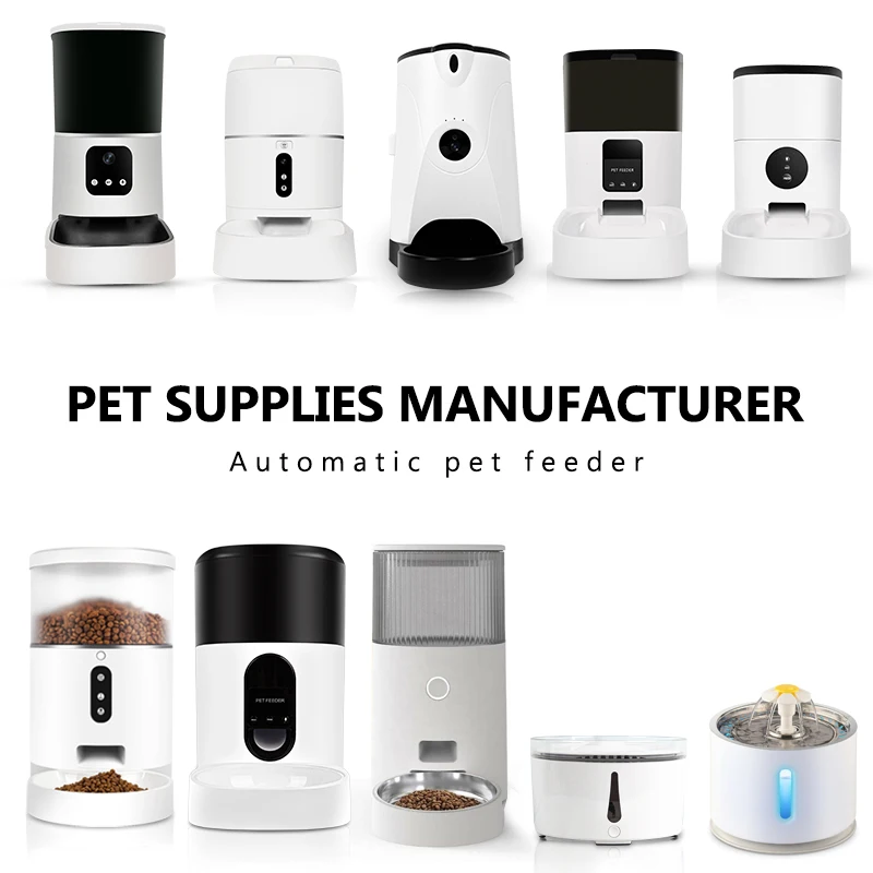 Automatic Pet Feeder Hot selling Automatic Cat Feeders Timed Pet Food Dispenser With Camera