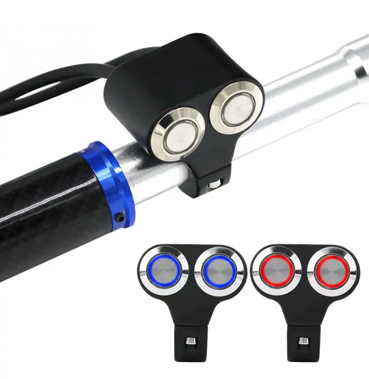 Переключатели для мотоциклов переключатель крепления на руль фар стоп-сигнал противотуманные фары светодиодный индикатор модификации скутера