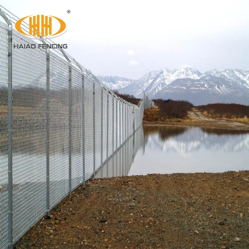 valla para aereo puerto high security airport fence with razor barbed wire