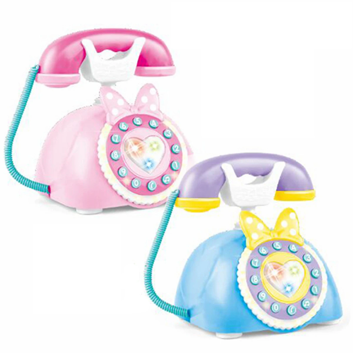 Old Style Telephone Kids Pretend Play Phone Toys Early Educational Kits Smartphone