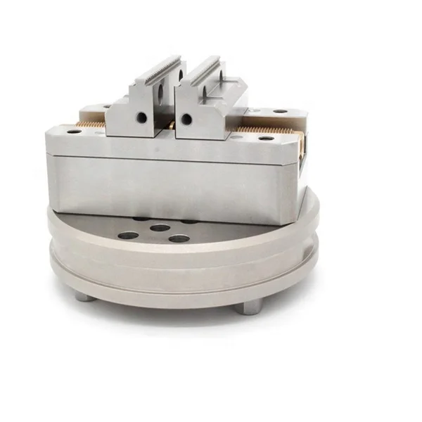 Маленький высокая точность тиски для 5-осевой фрезерный станок с ЧПУ скамья вертикальный обрабатывающий зажимные само центрирующий тиски