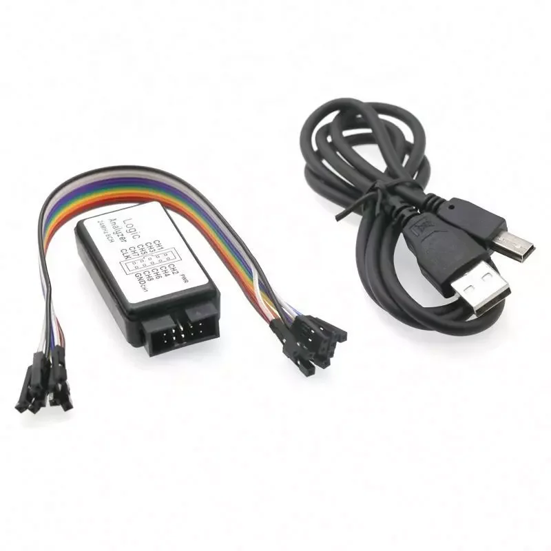 USB logic analyzer MCU ARM FPGA debugging tool 24M sampling 8 channels