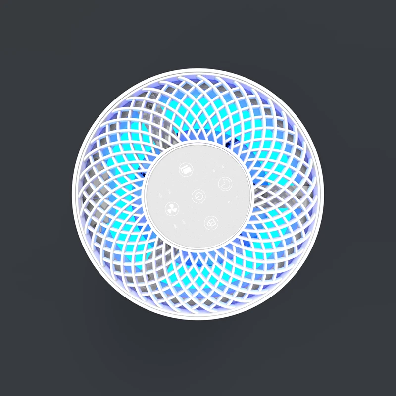 personal desktop activated carbon h13 hepa filter air purifier