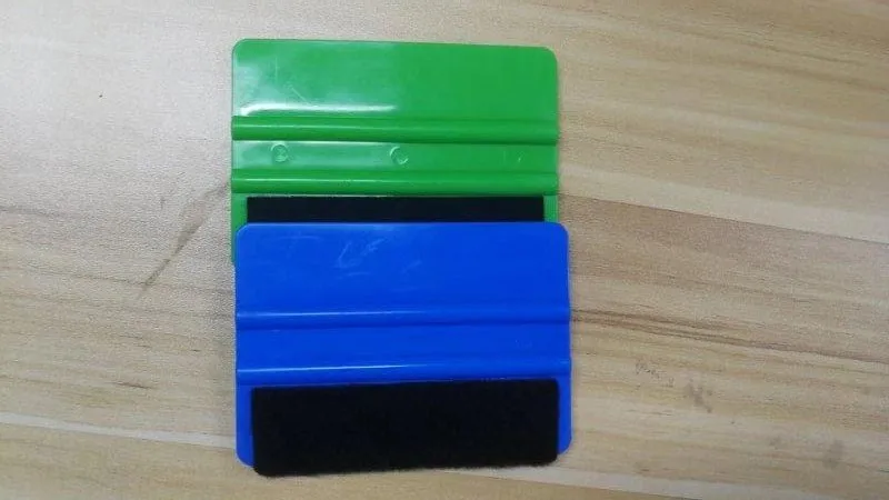 Car wrapped tool window film squeegee scraper