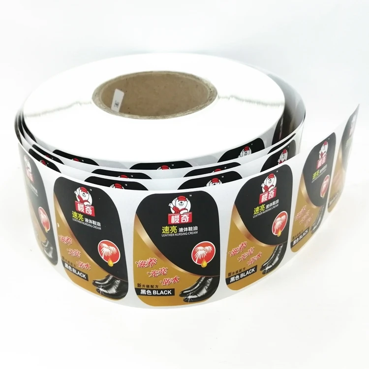 2024 Wholesale Waterproof Removable Adhesive Label Sticker Roll for Products Packages