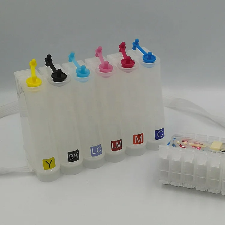 T0491-T0496 Continuous Ink Supply System Ciss For Epson R230 R210 R310 R350 RX510 RX630 Printer Ink Cis With ARC Chip