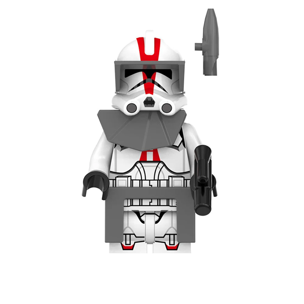 PG8294 Stormclone Troopers Wars капитан инвертный Альфа мини блок фигурка дети собирать пластиковые рождественские игрушки подарок Juguete