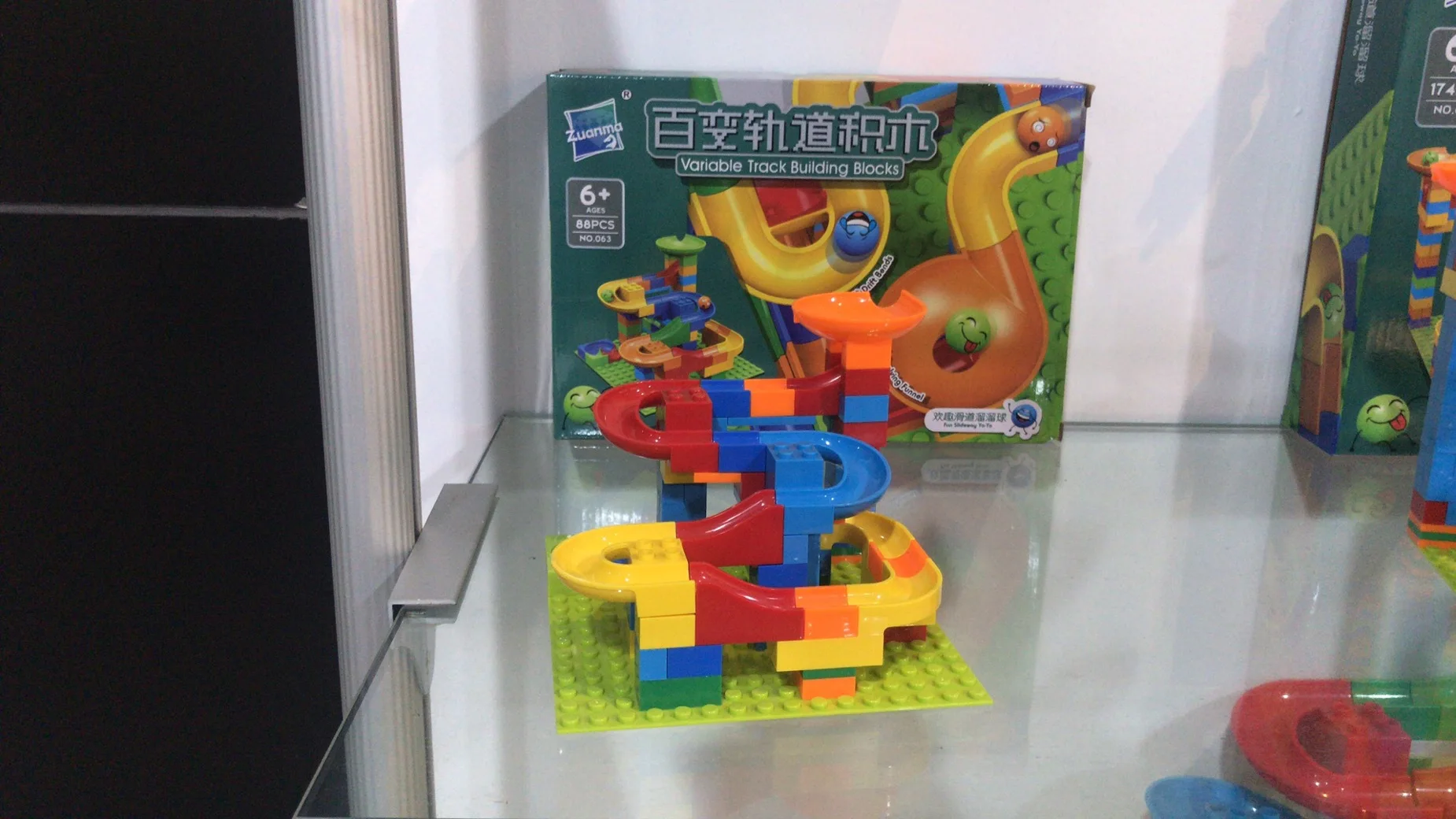 514pcs Small Size Block Marble Race Run Block Variety Slide Track Building Blocks Funnel Slide Diy Sets Bricks Kids Toys