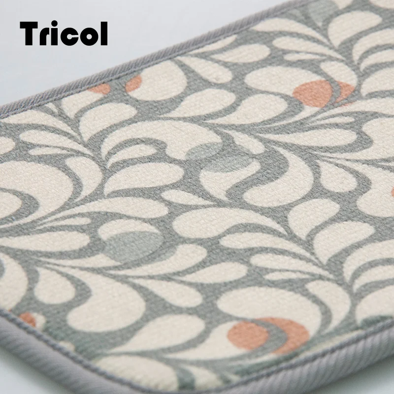 absorbent kitchen dish drying place mat