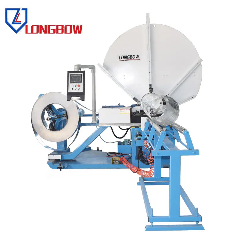 HVAC Air Duct spiral welded spiral tube machine pipe making machine for sale