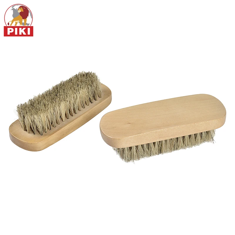 
Modern design double side 100% horse hair shoe brush 
