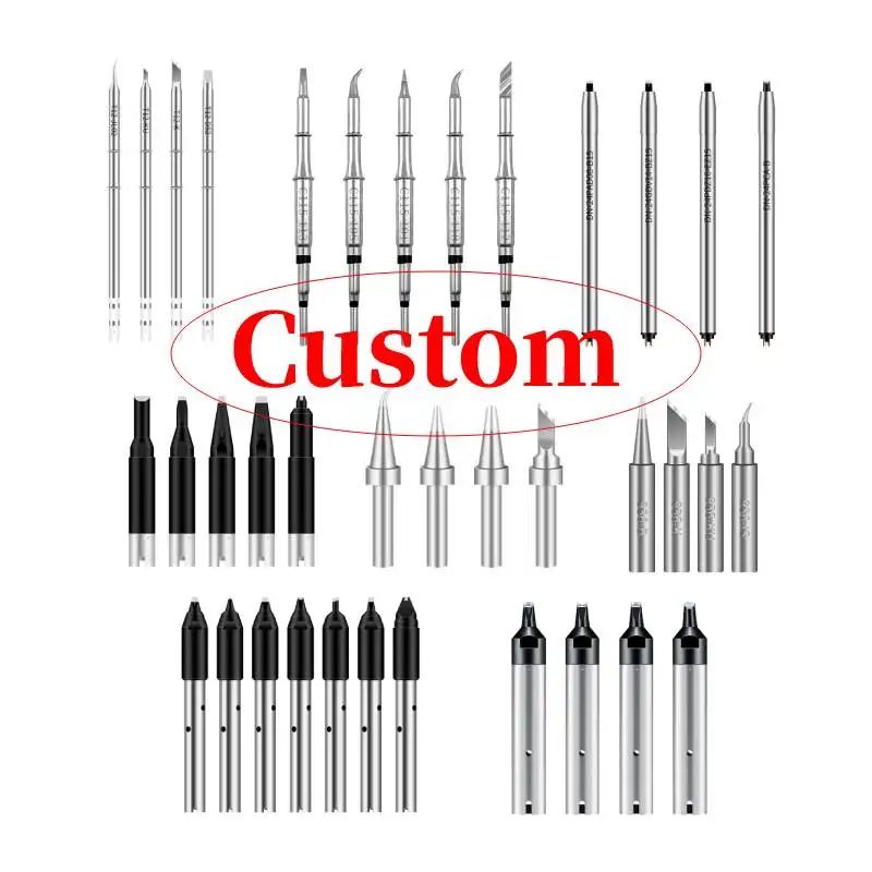 Custom High Quality All Kinds Of Soldering Iron Tips For Soldering Station And Automatic Machine