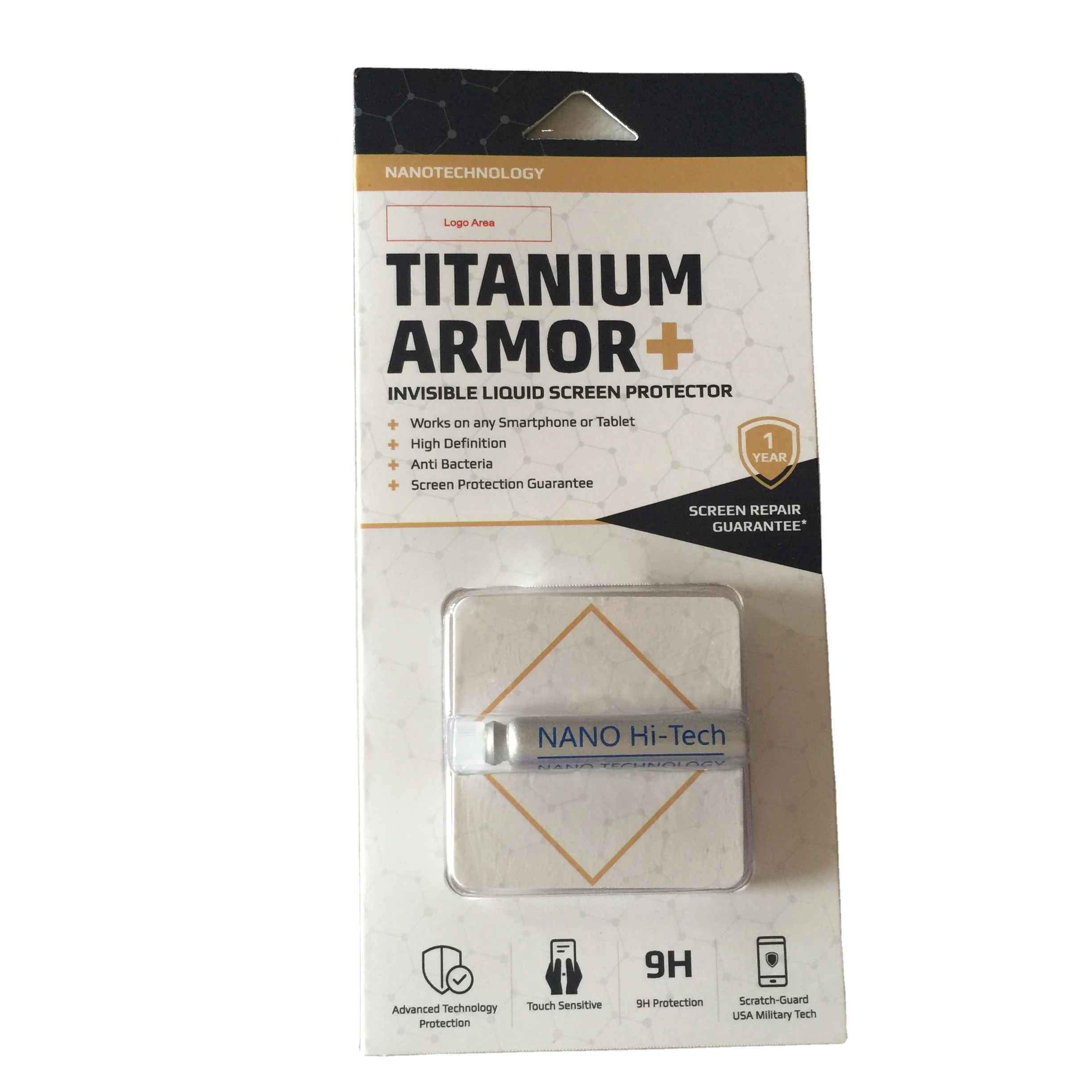 Best Customized Design Hi-Tech Nano Technology Anti Scratch Break 99% Invisible Nano Liquid Screen Protector