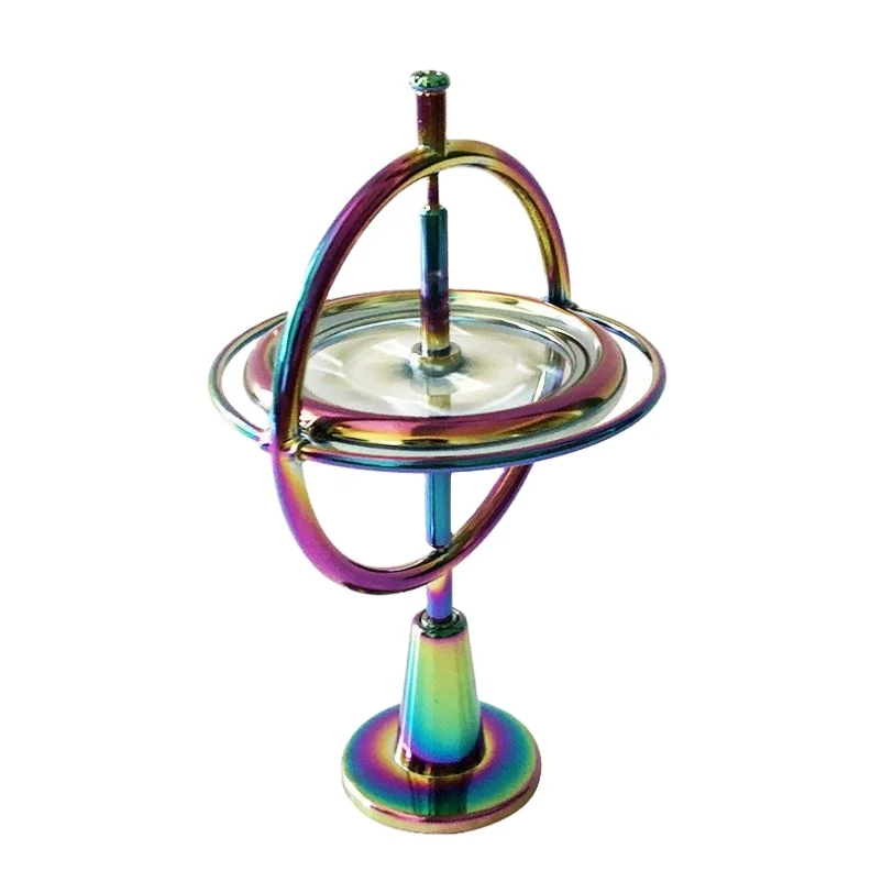 
Metal Gyroscope Anti Gravity Decompression Science Toys Mechanical Gyroscope 