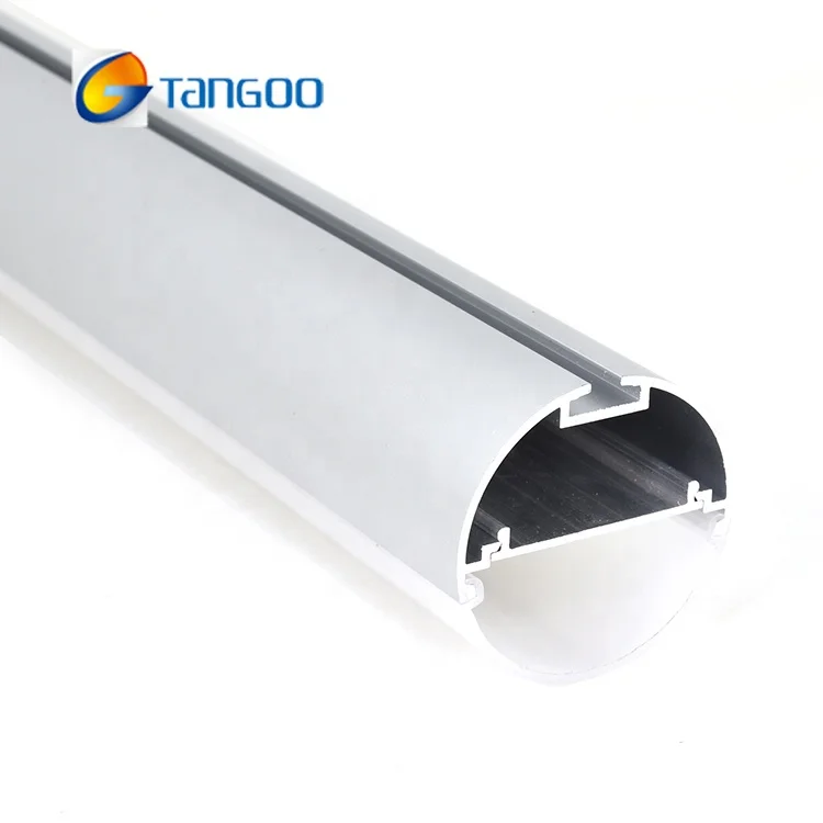 led tube profile 40mm, round led extrusion aluminum profile lighting fixture for led lights