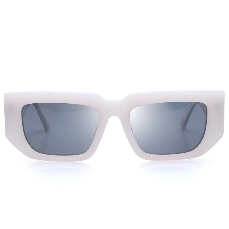 Wholesale High Quality Latest Inspired Sunglasses Polarized Men Square Frame Classic Retro Acetate Sunglasses Thick 2024