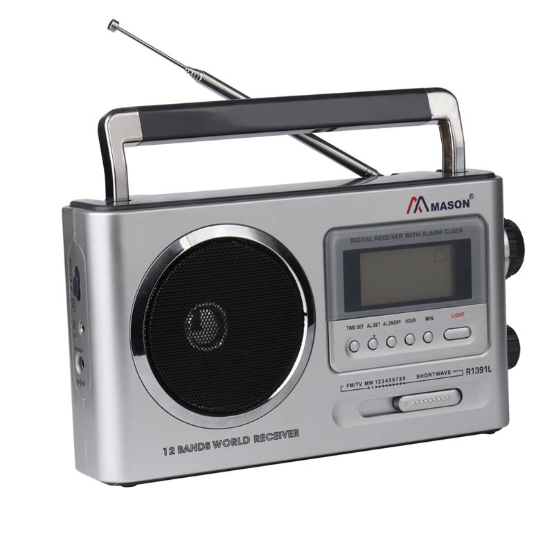 good quality IC with night light 12 bands radio fm am digital other home radio