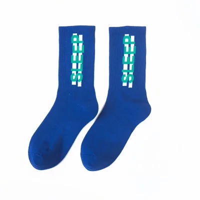 Casual custom mens socks colorful fashion dress socks cotton crew male street basketball sports socks