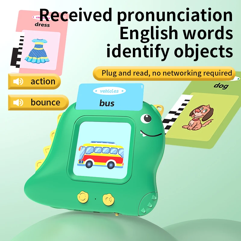 Talking Flash Cards Electronic early education Card Machine learning toys for Toddlers kids educational