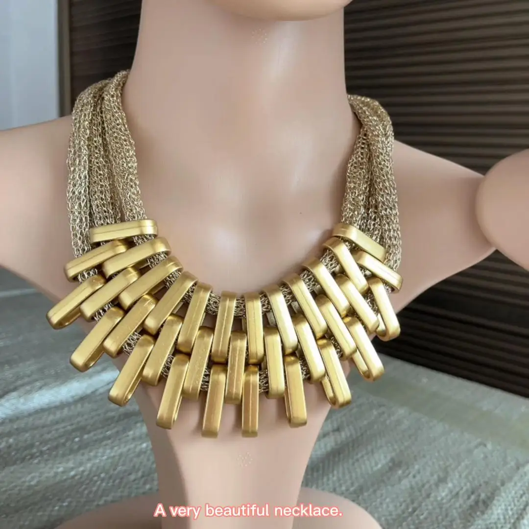 LADIES & WOMENS CHUNKY CHOKER STATEMENT BIB CHAIN CHARM FASHION NECKLACE C2101