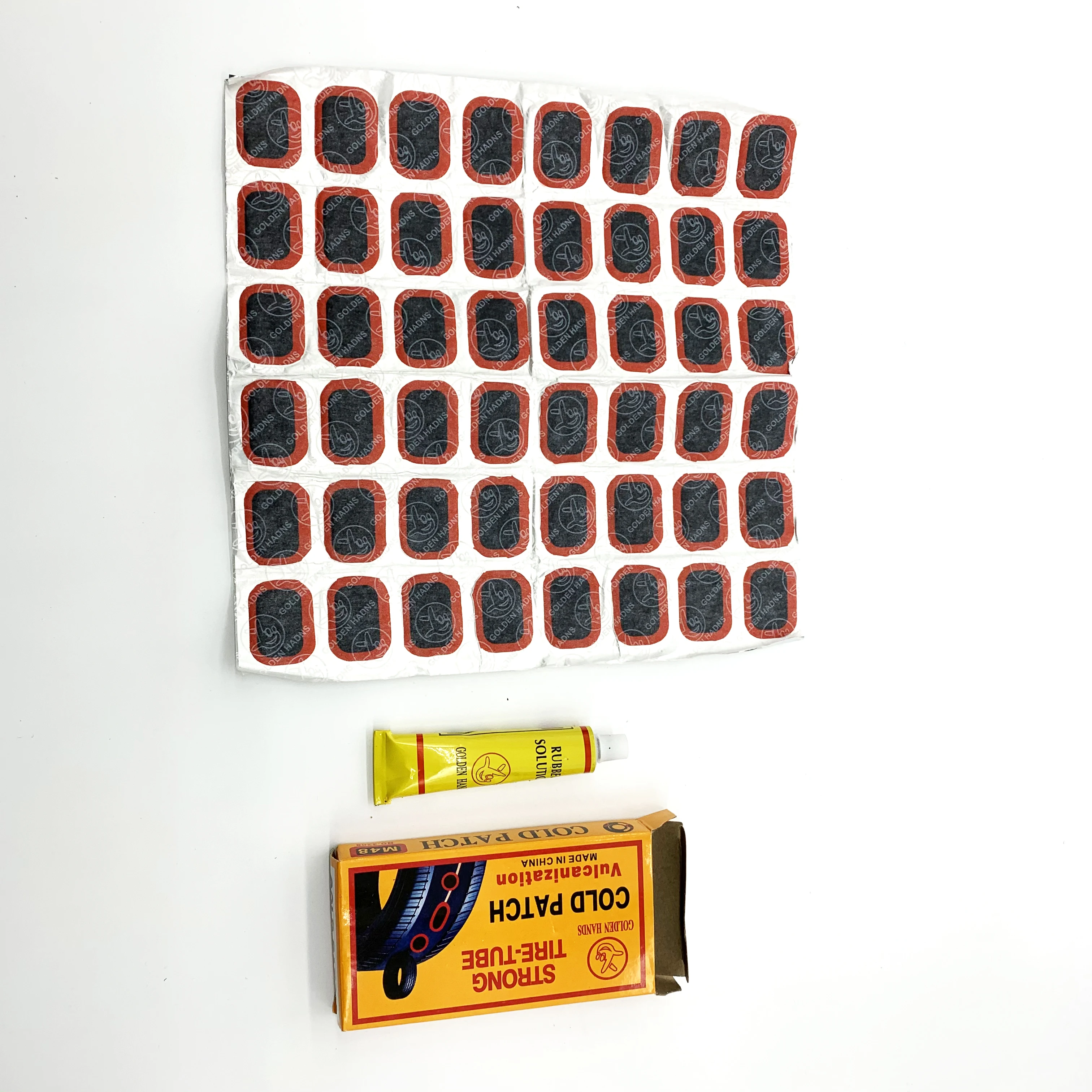 Custom Car Tire Repair Tools Kit Auto Tyre Puncture Repair Tool Kit Black Red White Metal Box Rubber Plastic Color Hand