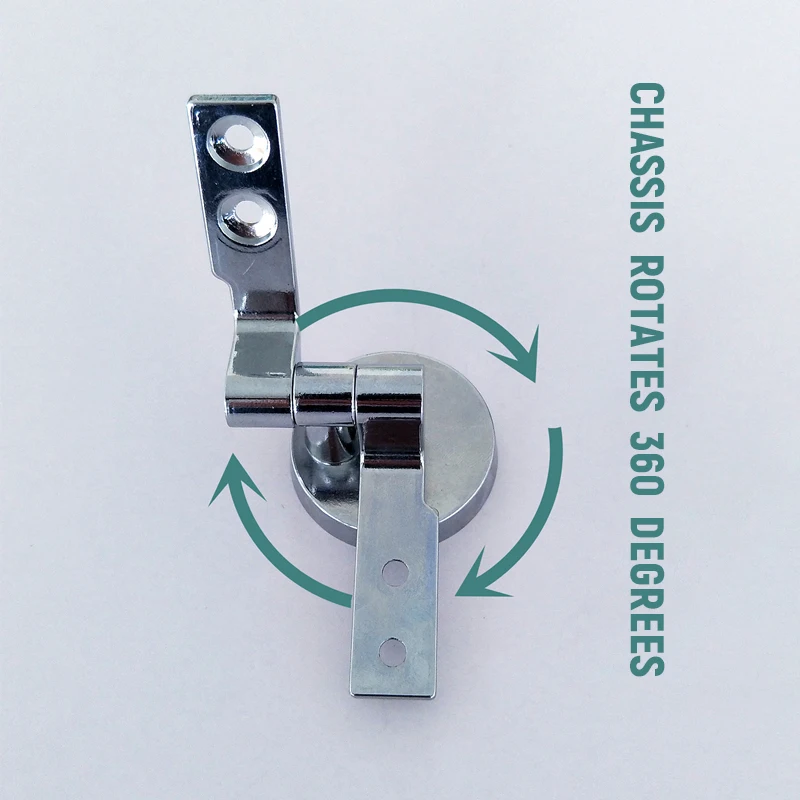 High Quality Modern Style Quick Release Zinc Alloy Toilet Seat Hinge Bottom Mounting For Hotel Use
