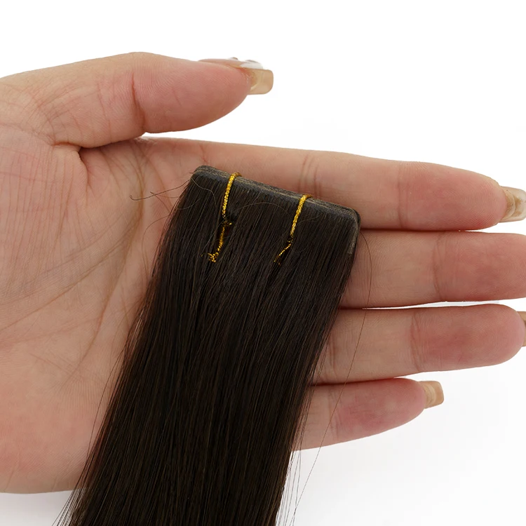 Wholesale Double Drawn Raw European Hair injected Tape in Extensions Cuticle Aligned Virgin Remy invisible Tape Hair Extensions