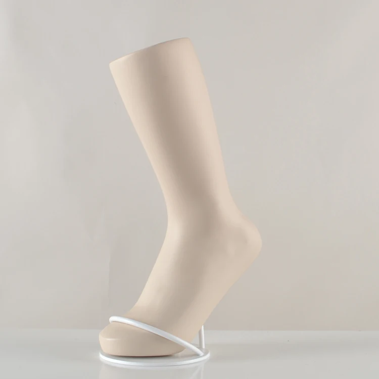 hot sale fiberglass female sock display foot mannequin