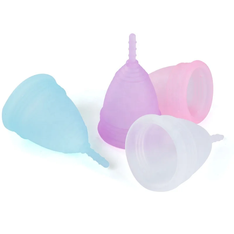 Products Below 1 Dollar Reusable Wholesale 100%  Silicone Menstrual Cup Sterilizers Menstrual Cups