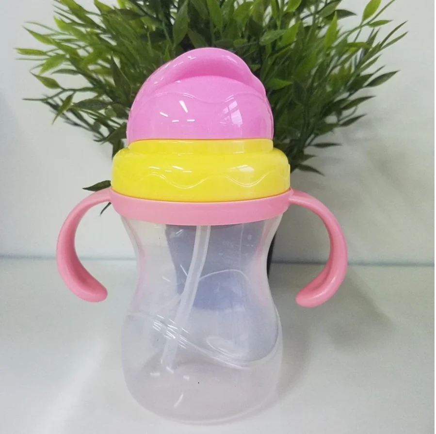 Silica Gel Feeding Kids Toddler Newborn Baby Drink Cups Water Bottles Kids Drinking Sippy A Cup with Straw Infantil Drinker