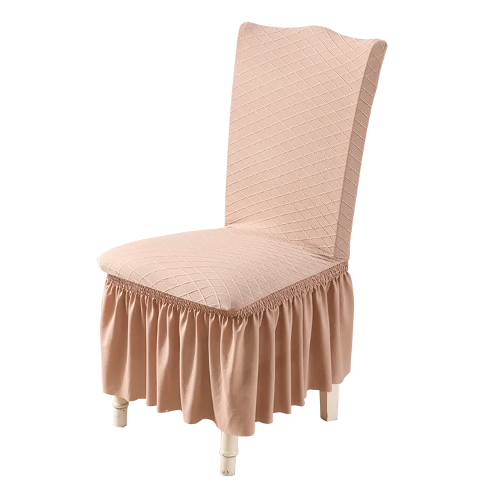 Wholesale Stretch Skirt jacquard cheap universal chair cover Wedding
