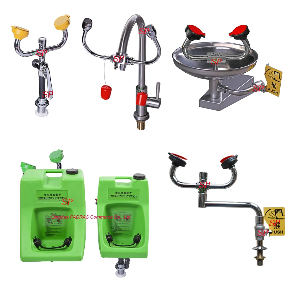 
Two-piece ball valve compound eye washer portable eyewash used in petroleum 